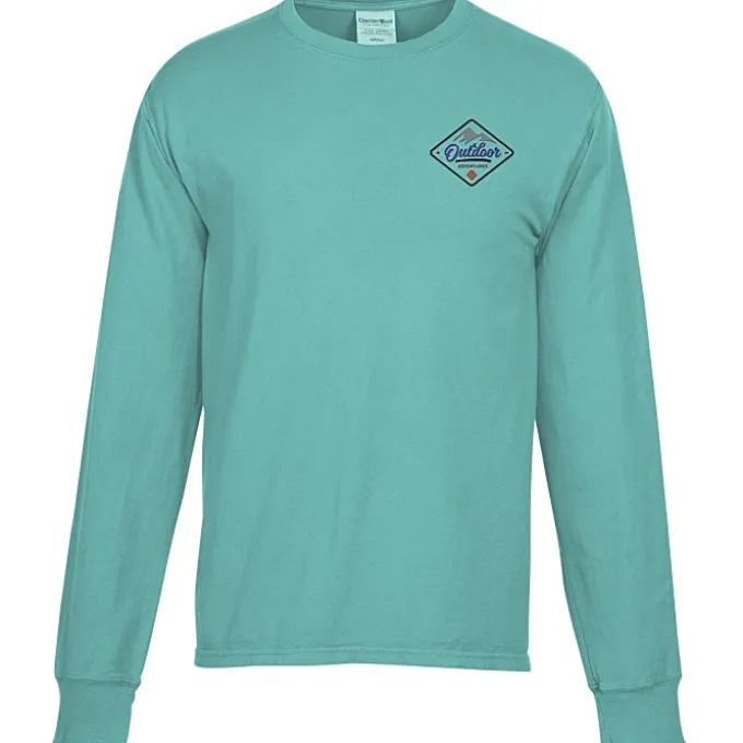 ComfortWash Garment-Dyed LS Tee - Embroidered