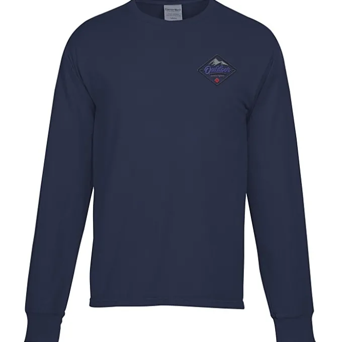 ComfortWash Garment-Dyed LS Tee - Embroidered