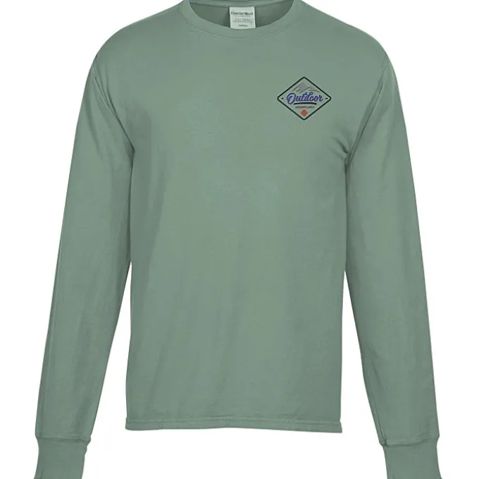ComfortWash Garment-Dyed LS Tee - Embroidered