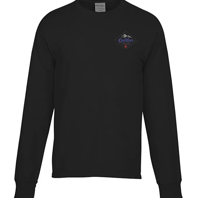 ComfortWash Garment-Dyed LS Tee - Embroidered