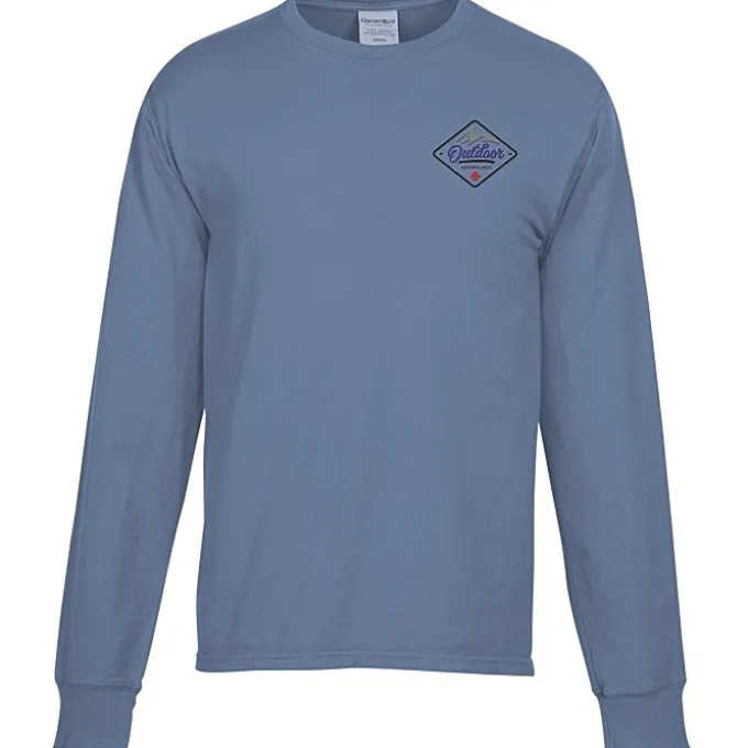 ComfortWash Garment-Dyed LS Tee - Embroidered