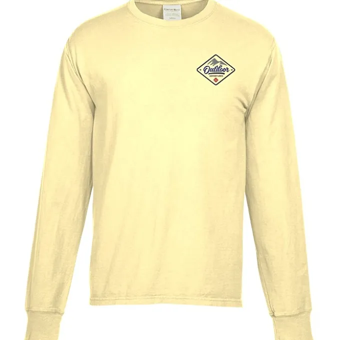 ComfortWash Garment-Dyed LS Tee - Embroidered