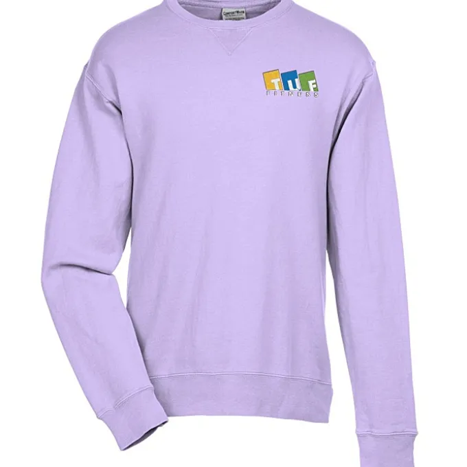 ComfortWash Garment-Dyed Sweatshirt - Embroidered