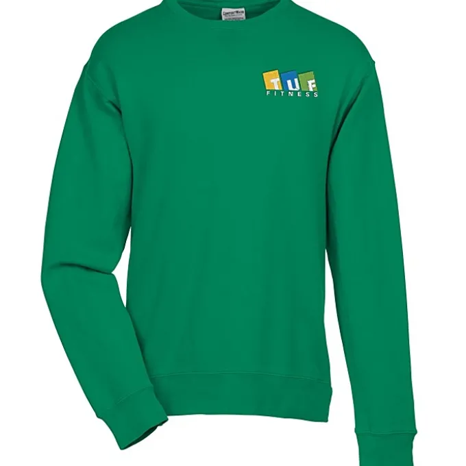 ComfortWash Garment-Dyed Sweatshirt - Embroidered