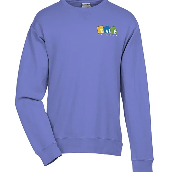 ComfortWash Garment-Dyed Sweatshirt - Embroidered