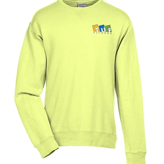 ComfortWash Garment-Dyed Sweatshirt - Embroidered