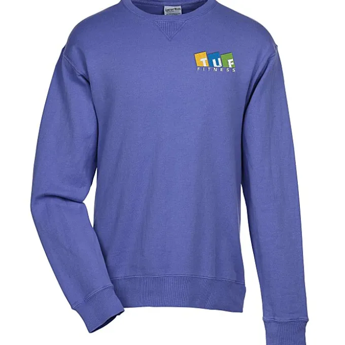ComfortWash Garment-Dyed Sweatshirt - Embroidered