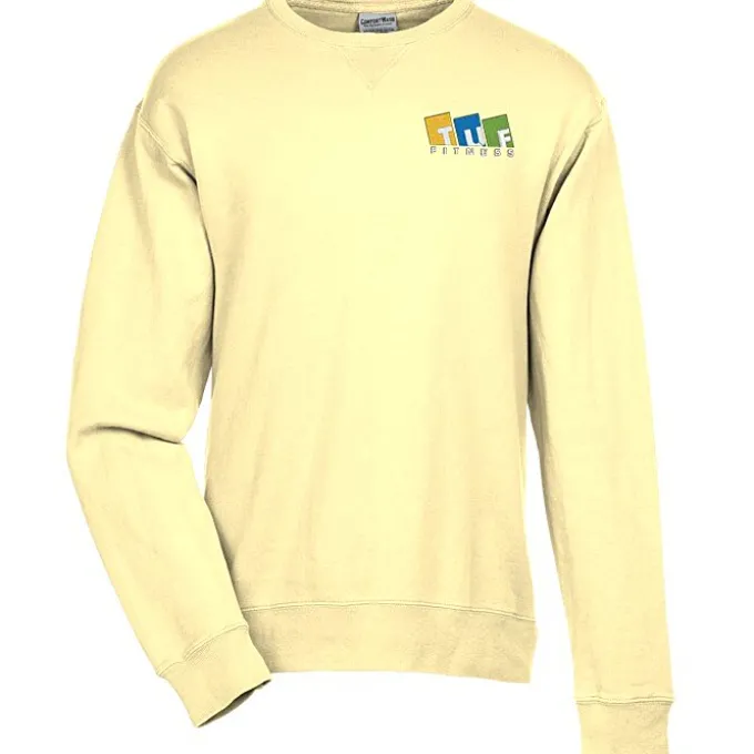 ComfortWash Garment-Dyed Sweatshirt - Embroidered