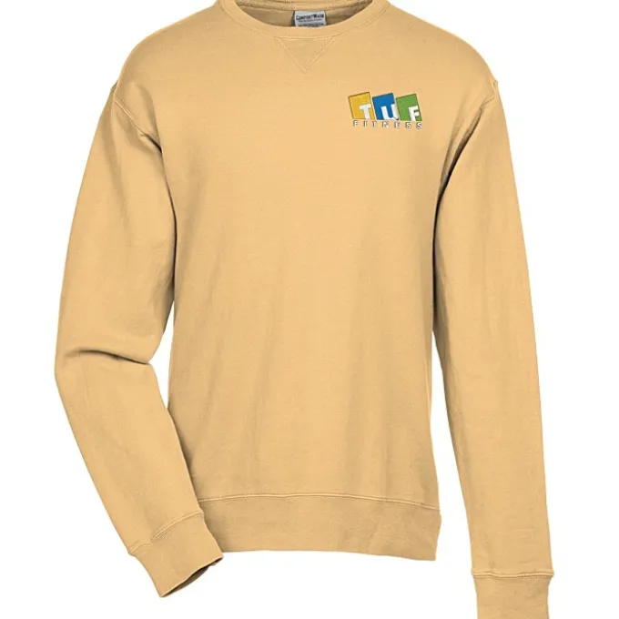 ComfortWash Garment-Dyed Sweatshirt - Embroidered