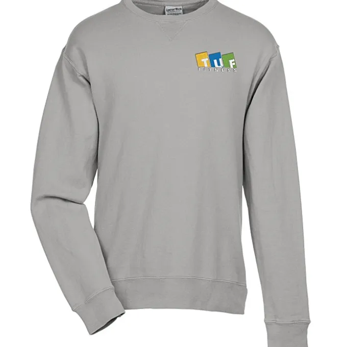 ComfortWash Garment-Dyed Sweatshirt - Embroidered