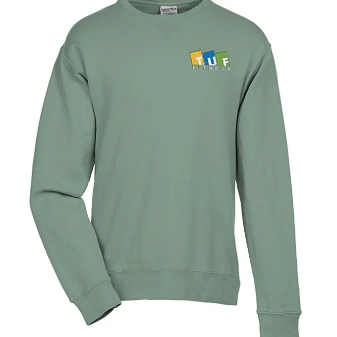 ComfortWash Garment-Dyed Sweatshirt - Embroidered