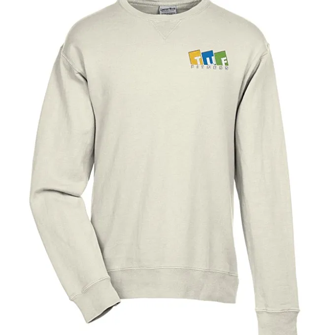 ComfortWash Garment-Dyed Sweatshirt - Embroidered