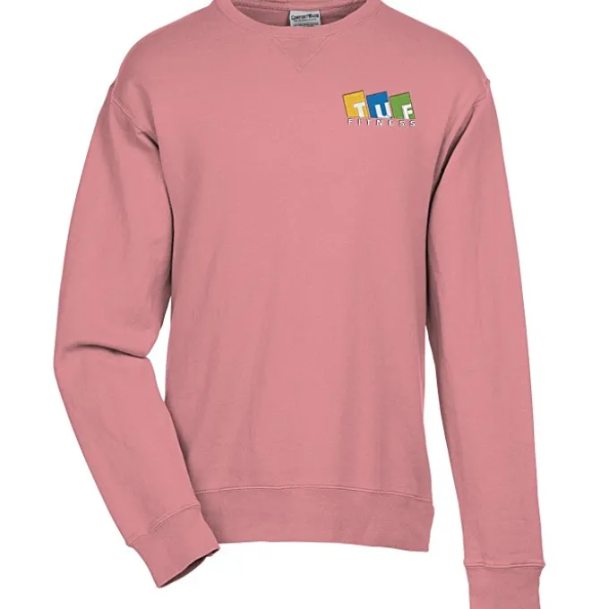 ComfortWash Garment-Dyed Sweatshirt - Embroidered
