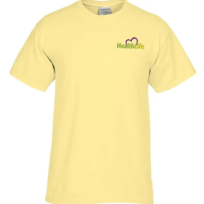 ComfortWash Garment-Dyed Tee - Embroidered