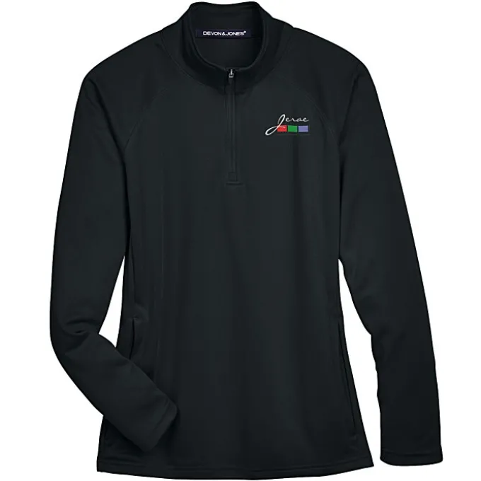 Compass Stretch Tech-Shell 1/4-Zip Pullover - Ladies' - Embroidered
