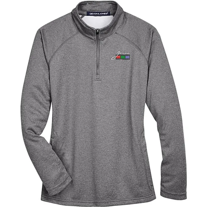 Compass Stretch Tech-Shell 1/4-Zip Pullover - Ladies' - Embroidered