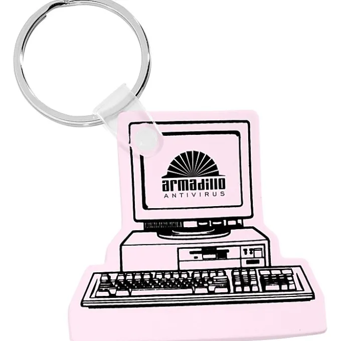 Computer Soft Keychain - Opaque
