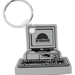 Computer Soft Keychain - Opaque