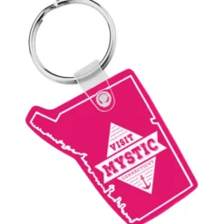 Connecticut Soft Keychain - Translucent