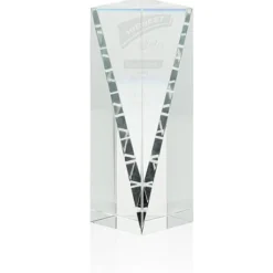 Conquest Crystal Tower Award - 6 inches
