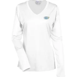 Contender Athletic LS V-Neck T-Shirt - Ladies' - Embroidered
