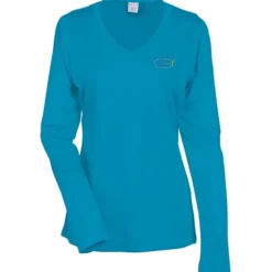 Contender Athletic LS V-Neck T-Shirt - Ladies' - Embroidered