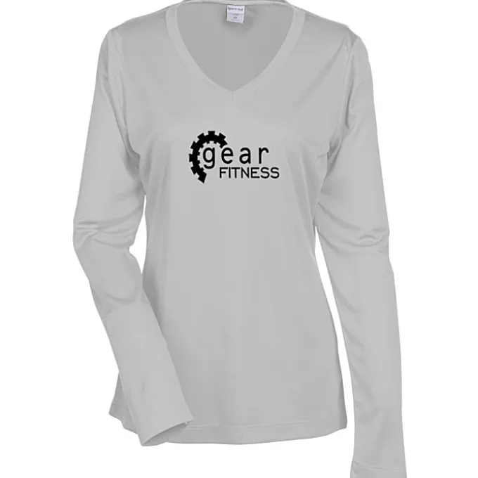 Contender Athletic LS V-Neck T-Shirt - Ladies' - Screen