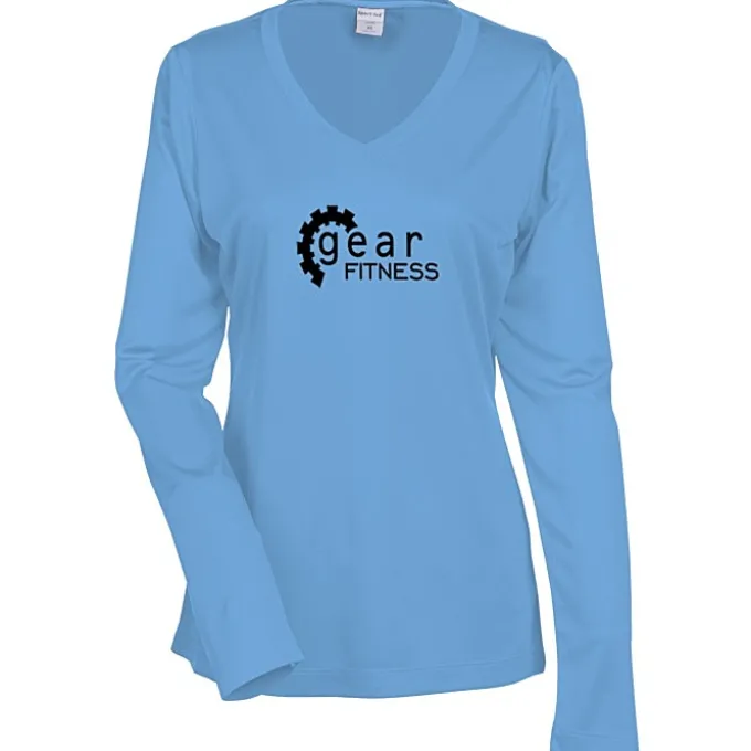 Contender Athletic LS V-Neck T-Shirt - Ladies' - Screen