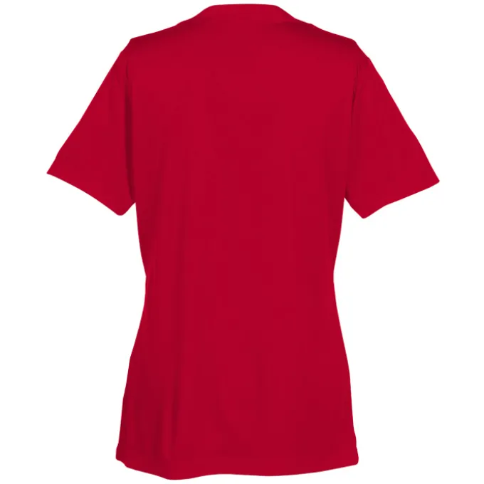 Contender Athletic V-Neck T-Shirt - Ladies' - Embroidered