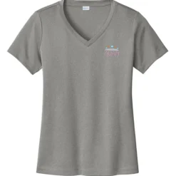 Contender Athletic V-Neck T-Shirt - Ladies' - Embroidered