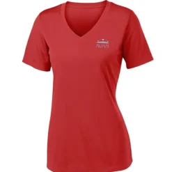 Contender Athletic V-Neck T-Shirt - Ladies' - Embroidered