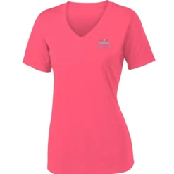 Contender Athletic V-Neck T-Shirt - Ladies' - Embroidered