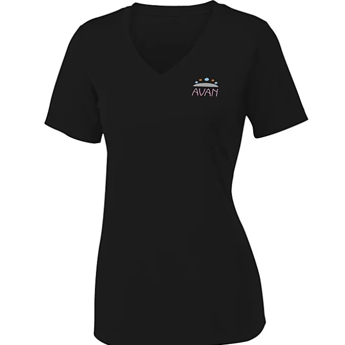 Contender Athletic V-Neck T-Shirt - Ladies' - Embroidered