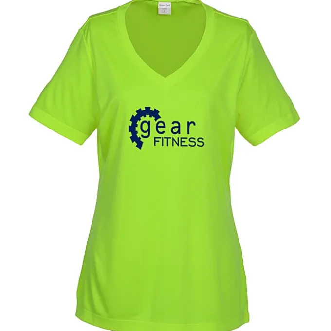Contender Athletic V-Neck T-Shirt - Ladies' - Screen