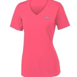 Contender Athletic V-Neck T-Shirt - Ladies' - Embroidered - 24 hr