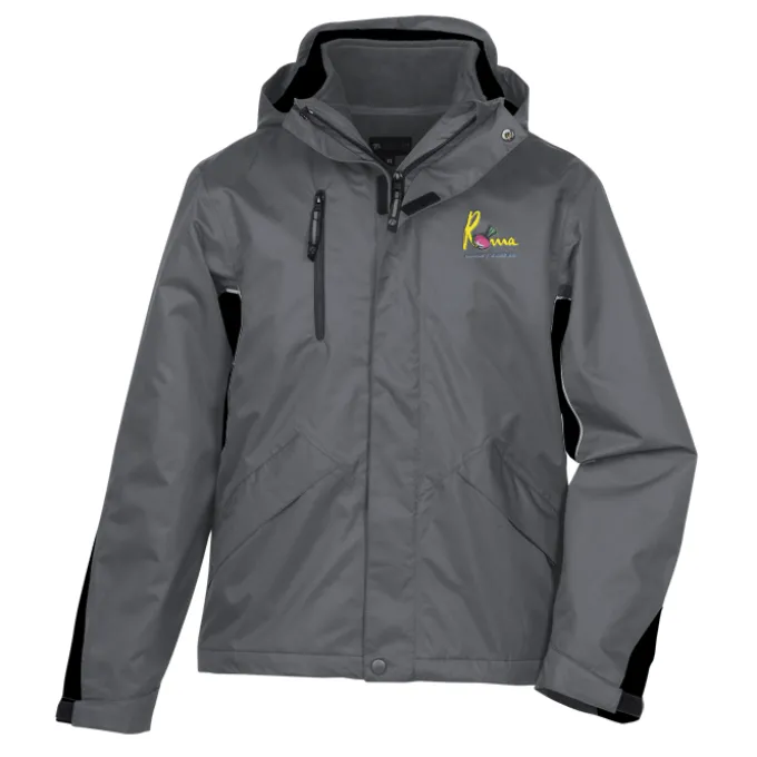 Contrast Color Insulated Jacket