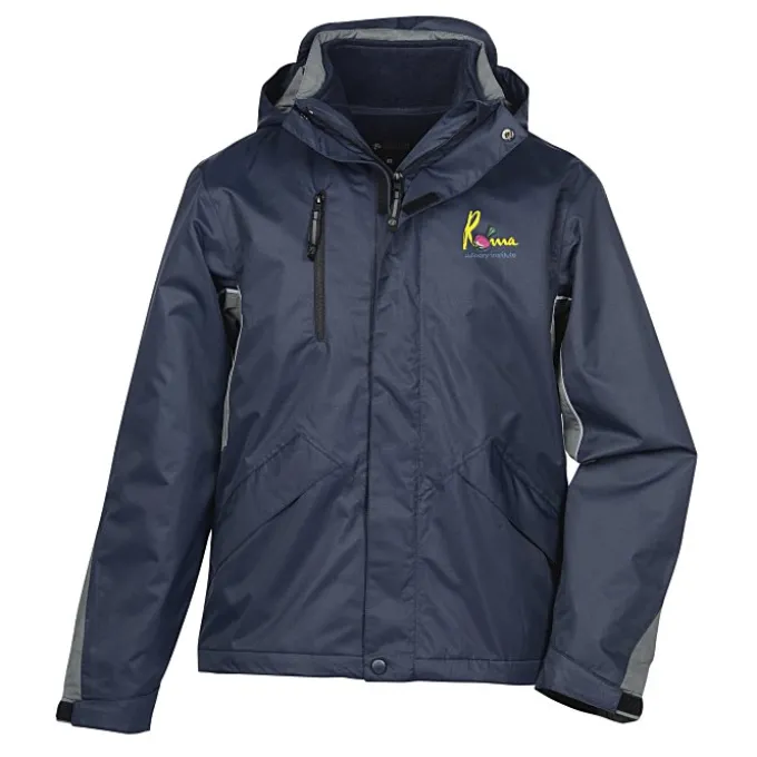 Contrast Color Insulated Jacket