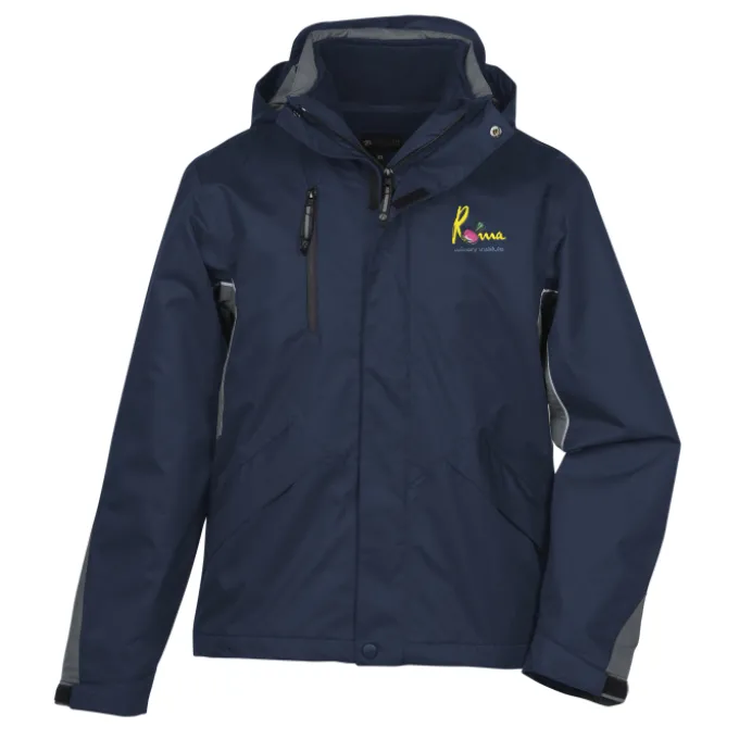 Contrast Color Insulated Jacket