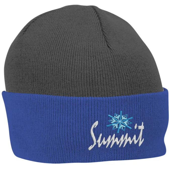 Contrast Cuff Knit Beanie