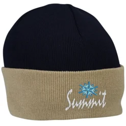 Contrast Cuff Knit Beanie