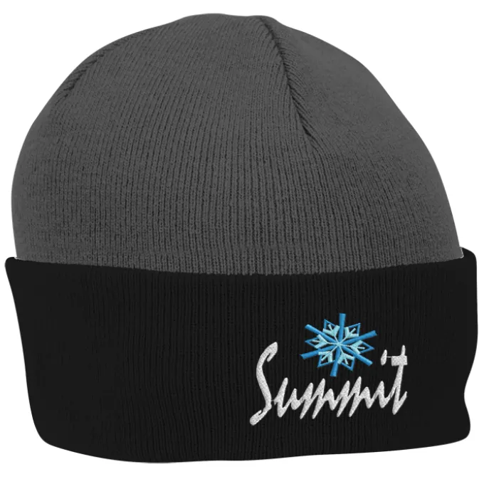 Contrast Cuff Knit Beanie