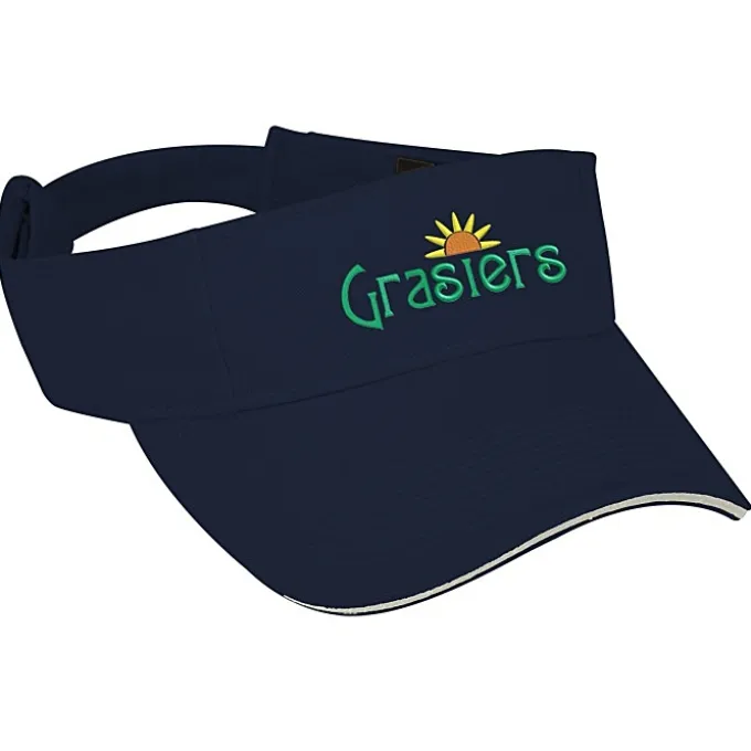 Contrast Peak Twill Visor