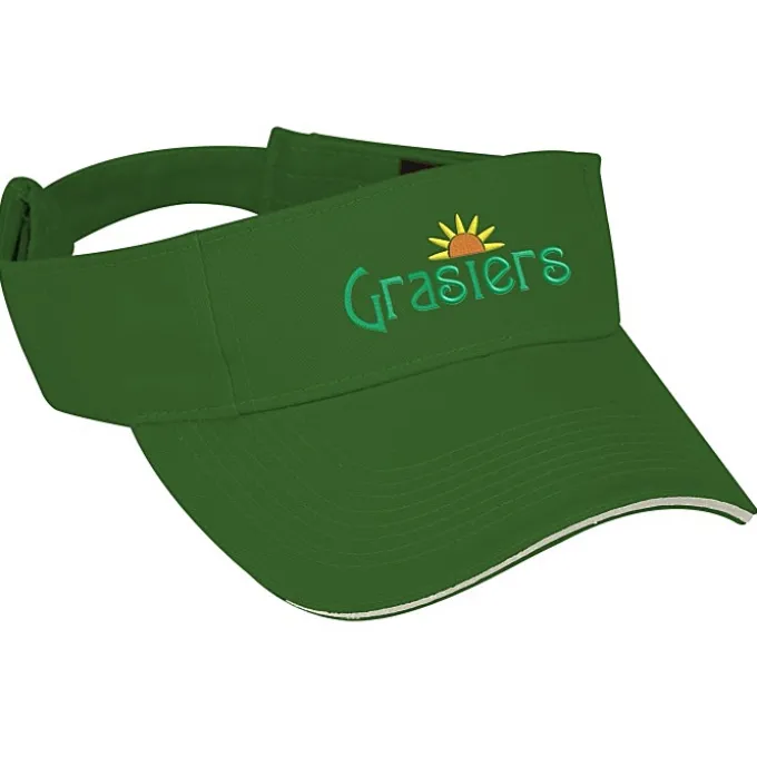 Contrast Peak Twill Visor