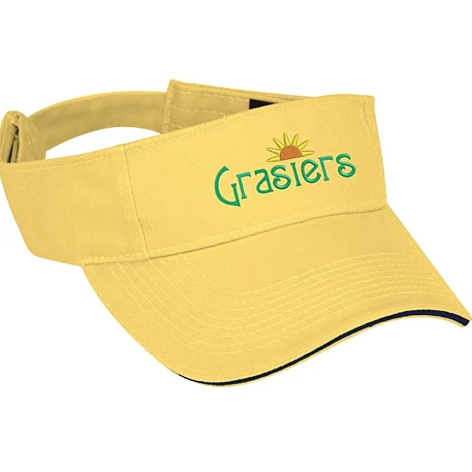 Contrast Peak Twill Visor