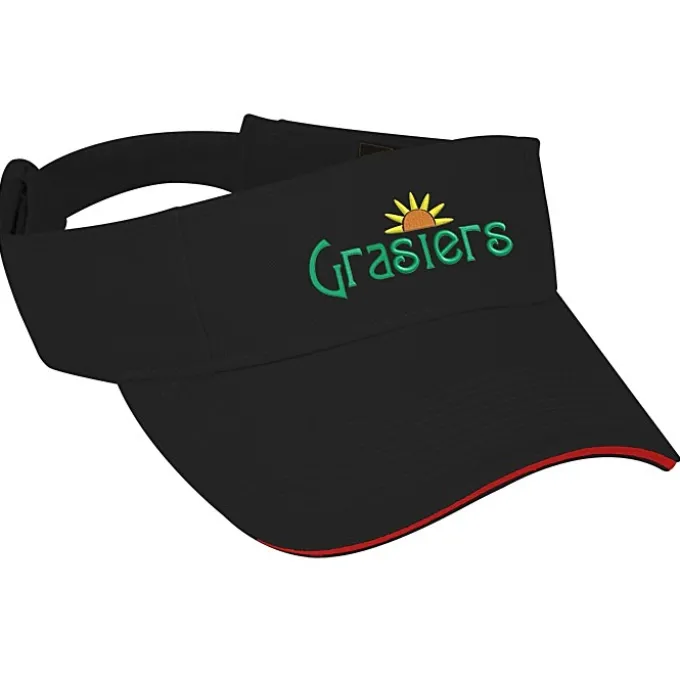 Contrast Peak Twill Visor