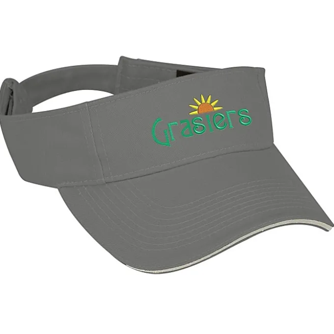 Contrast Peak Twill Visor