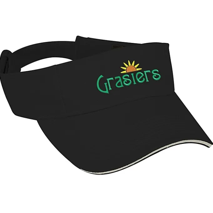 Contrast Peak Twill Visor