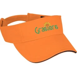 Contrast Peak Twill Visor