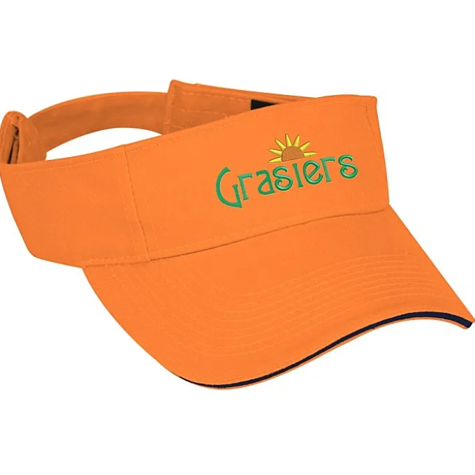Contrast Peak Twill Visor
