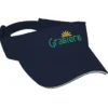 Contrast Peak Twill Visor - 24 hr